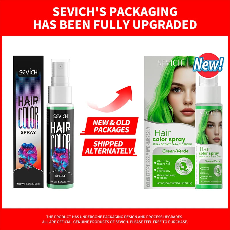 Temporary Hair Color Spray – Instant DIY Styling (30ml)