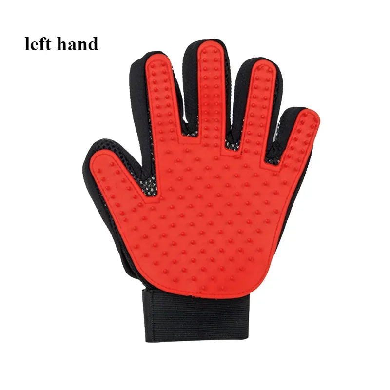2-in-1 Pet Grooming Glove – Hair Removal & Massage”