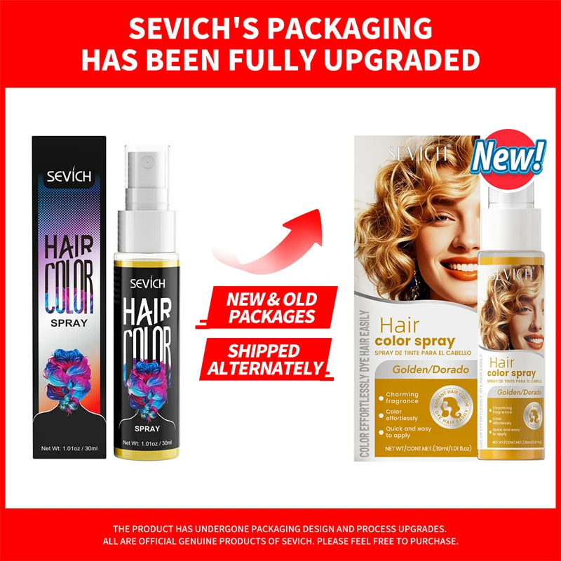 Temporary Hair Color Spray – Instant DIY Styling (30ml)