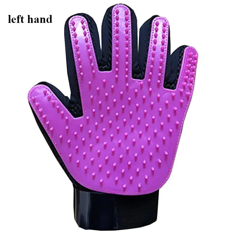 2-in-1 Pet Grooming Glove – Hair Removal & Massage”