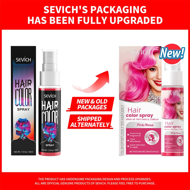 Temporary Hair Color Spray – Instant DIY Styling (30ml)