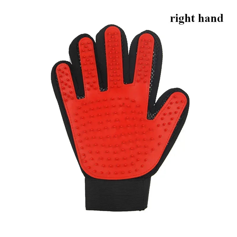 2-in-1 Pet Grooming Glove – Hair Removal & Massage”