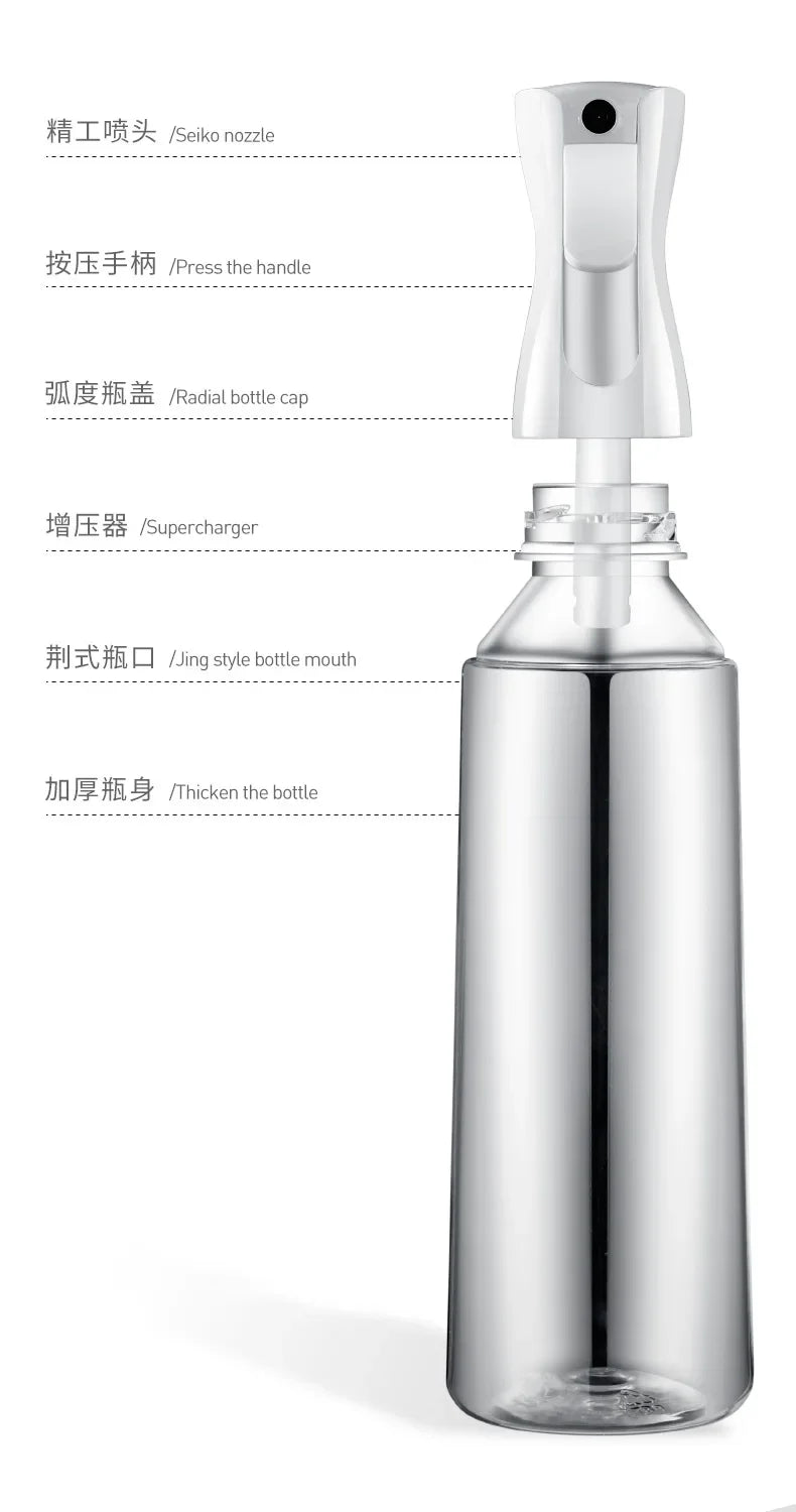 Continuous Mist Hair Spray Bottle