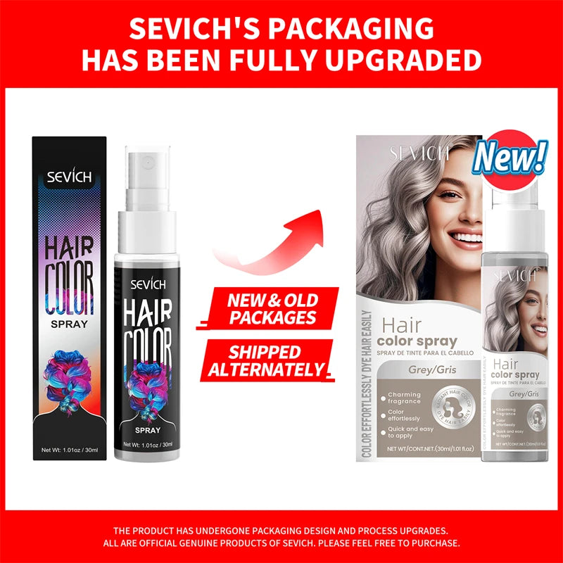 Temporary Hair Color Spray – Instant DIY Styling (30ml)