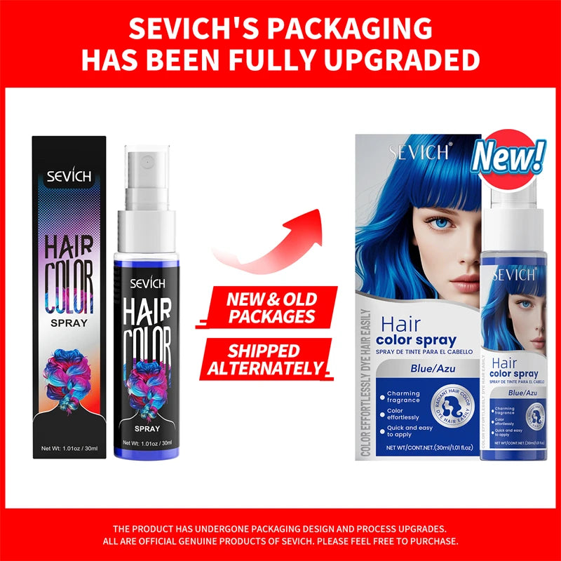 Temporary Hair Color Spray – Instant DIY Styling (30ml)