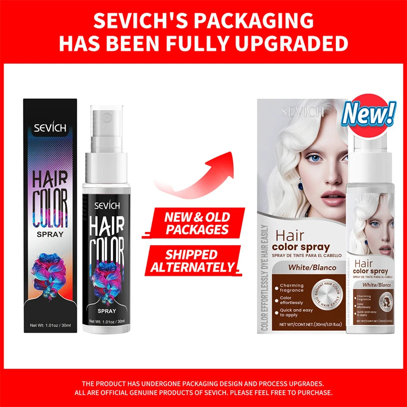Temporary Hair Color Spray – Instant DIY Styling (30ml)