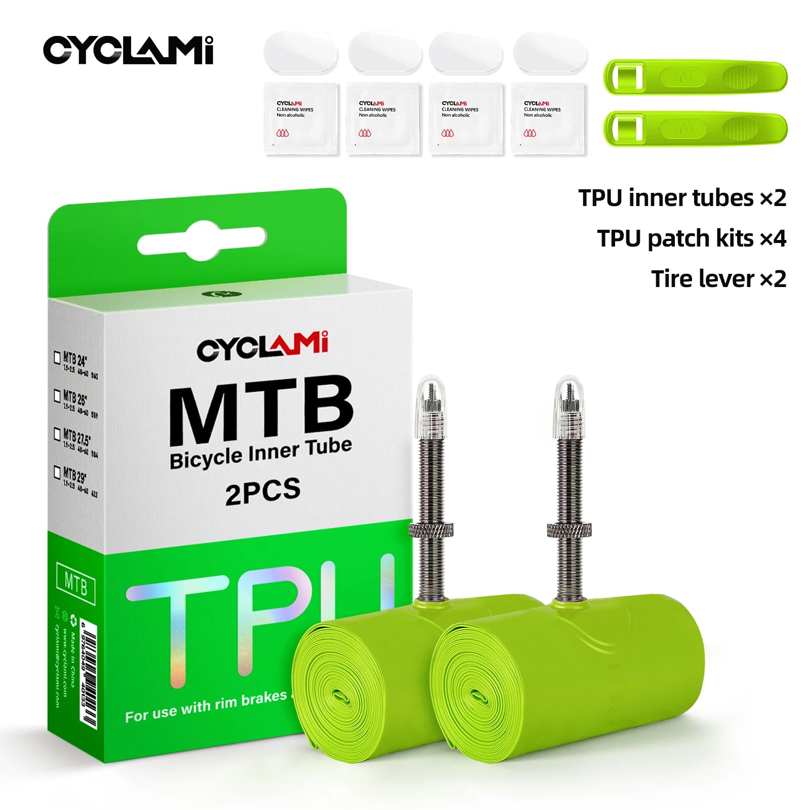 (Copy) Ultralight TPU Bike Inner Tube with Presta Valve – MTB 26″ / 27.5″ / 29″