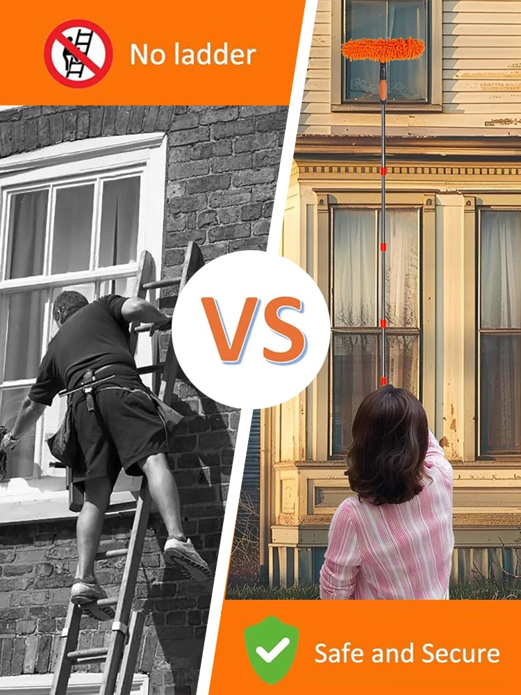 2-in-1 Double-Sided Glass Cleaning Tool – Wet & Dry Wiper”