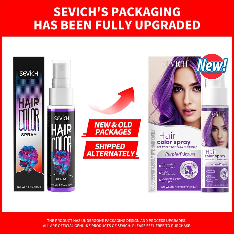 Temporary Hair Color Spray – Instant DIY Styling (30ml)